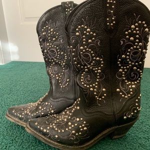 Leather Cowgirl Boots